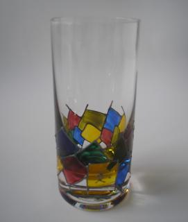 Panáčky 60 ml mozaika měď - 6 ks