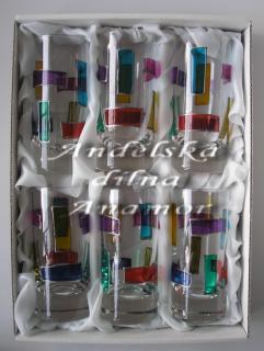 Panáčky 60 ml obdelníčky cín 6 ks