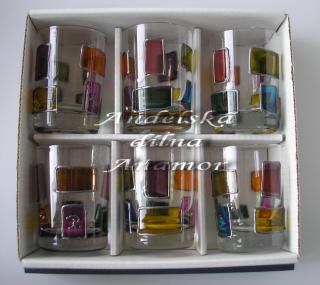 Panáčky 30 ml obdelníčky cín 6 ks